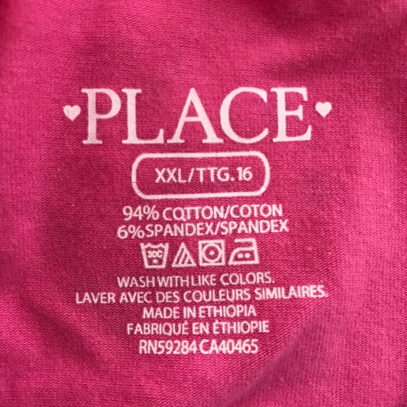 NWOT The Children's Place Soft Cotton Pink Bike Shorts Girls XXL/16 Women's S - Picture 2 of 2